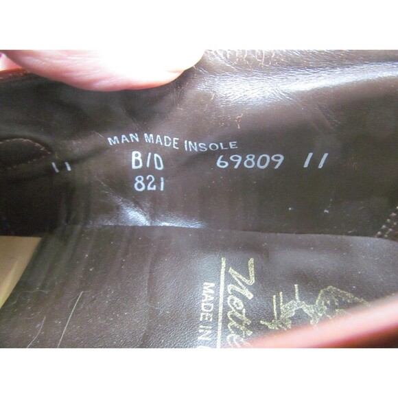 Nettleton Leather Half Strap Loafers Size 11 B/D Made In The USA - Picture 8 of 16